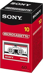 Sony MC60R/10 - Micro Cassette Tapes 10-Pack - 60 Minute