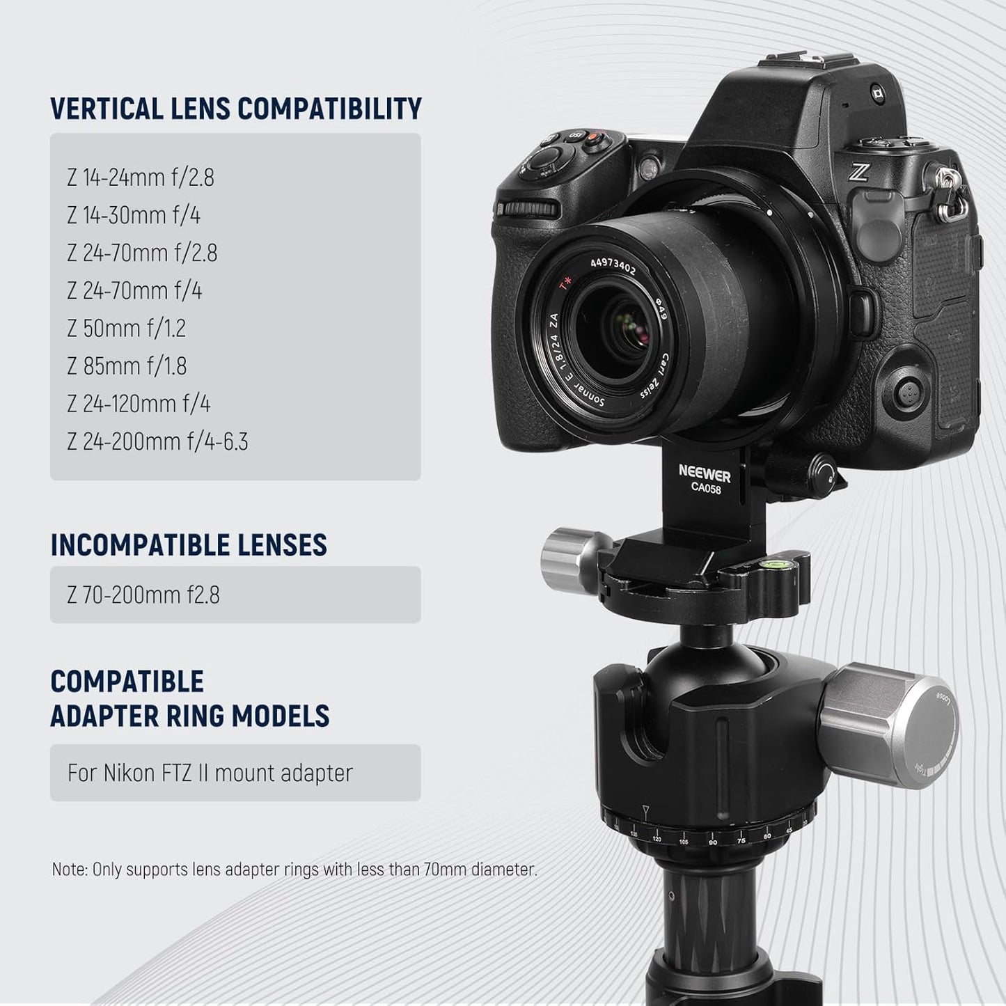 Neewer CA058 Rotatable Nikon Z Mount Plate