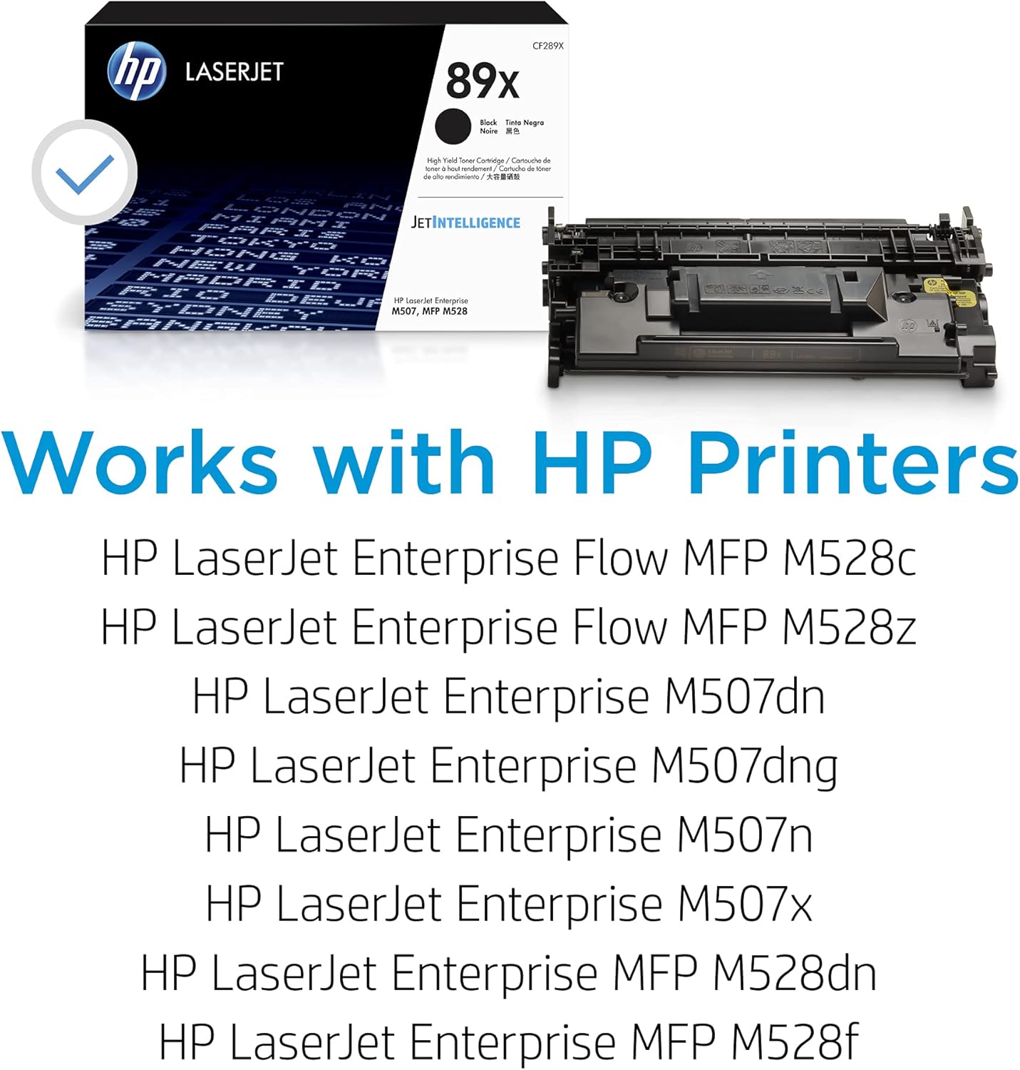 HP CF289X 89X High-yield Black Toner Cartridge