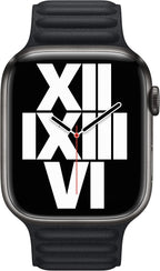 Apple ML813AM/A Leather Link Watch Band 45mm Midnight