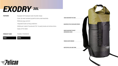 Pelican Exodry Waterproof Roll Top Dry Bag