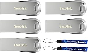 SanDisk 064GB_FD_Ultra Luxe_x5_Lan 64GB USB 3.1 5-Pack