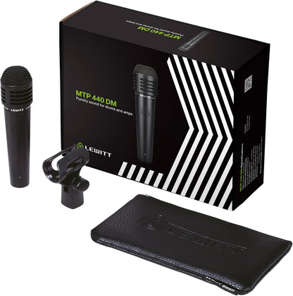 Lewitt MTP 440 DM Dynamic Instrument Microphone - Snare/Guitar