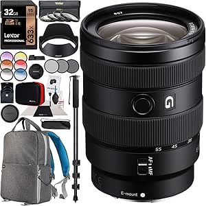 Sony E11SNSEL1655G E 16-55mm F2.8 G APS-C Zoom Lens Bundle