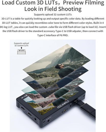 FEELWORLD F5 Prox - 5.5 Inch Touchscreen Camera Monitor