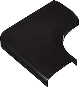 Monoprice 121693 Aluminum Raceway 90-Degree Corner Black — main product image
