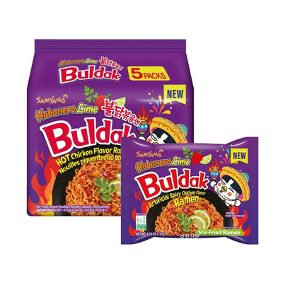 Samyang Buldak Spicy Ramen Habanero Lime Flavor
