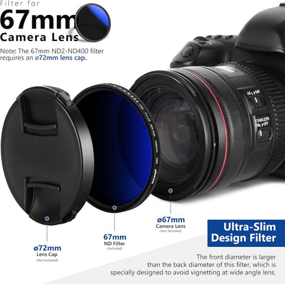 Neewer NW SERIES A 67mm Variable ND Filter