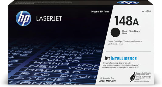 HP W1480A 148A Black LaserJet Toner Cartridge Pro 4001 MFP 4101