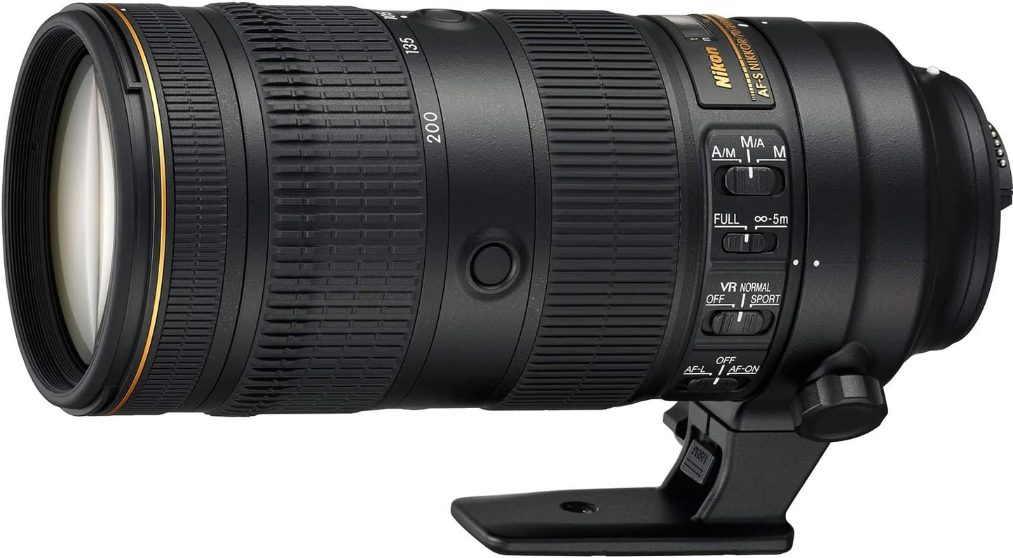 Nikon E11NK70200F28VR 70-200mm f/2.8E FL ED VR Lens Bundle