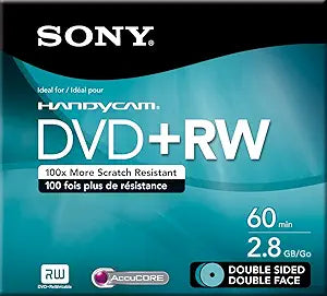 Sony DPW60DSR2H 8cm Double-Sided DVD+RW