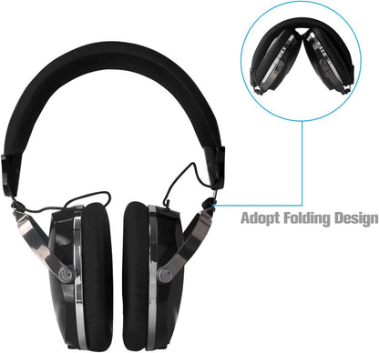 M-Audio USTEK-WL-3181 Over-Ear HiFi Stereo Headphones - Black