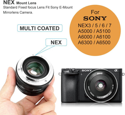 Meike 25mm F1.8 APS-C Manual Focus Lens Sony E-Mount