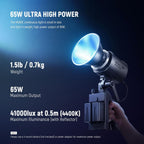 Neewer MS60C RGBWW LED Video Light Bowens Mount