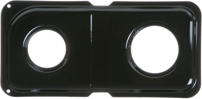 GE WB34K10009 Porcelain Double Drip Pan - Black