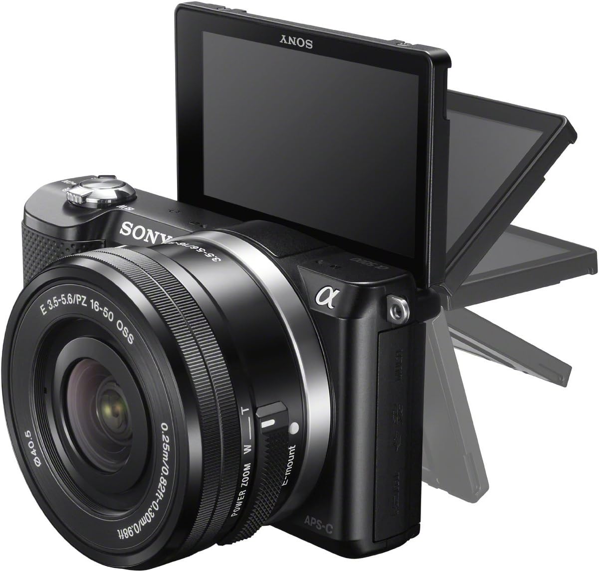 Sony ILCE5000L/B Alpha a5000 Mirrorless Camera with 16-50mm Lens