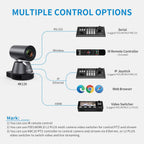 FEELWORLD 4K12X PTZ Camera with AI Tracking & POE