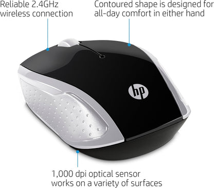HP 2HU84AA Wireless Mouse 200 Black/Silver