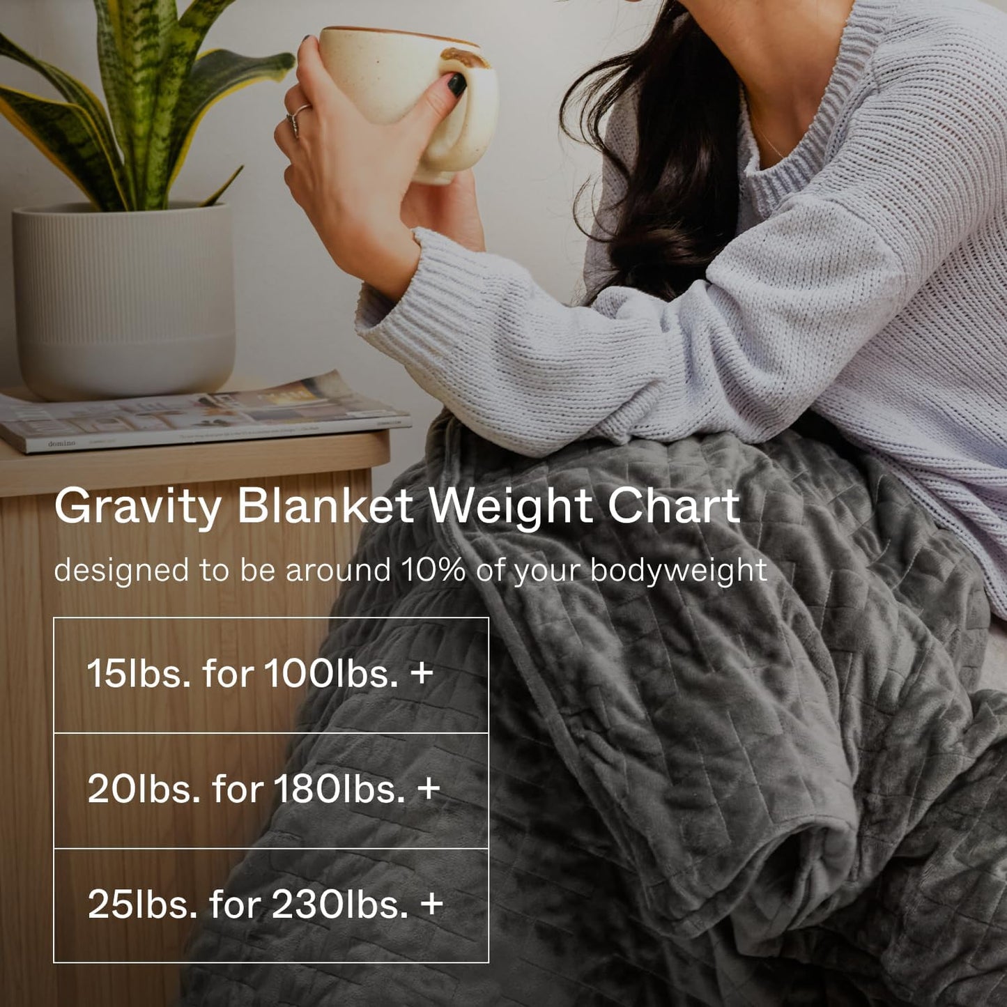 Gravity Cooling Weighted Blanket - 15lbs, Pink