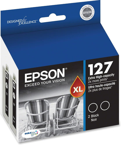 Epson T127120-D2 DURABrite Black Ink Dual Pack