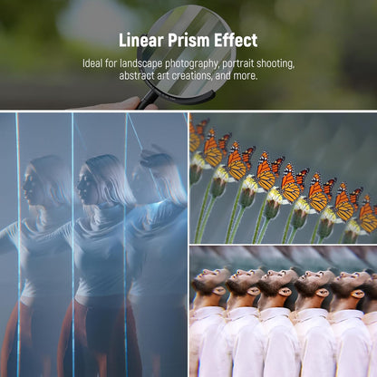 Neewer 77mm Handheld Kaleidoscope Prism Lens Filter