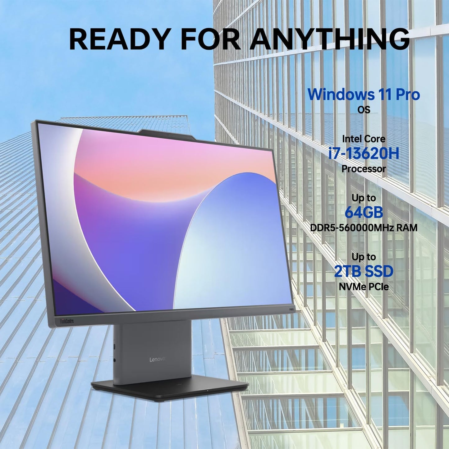 Lenovo 10R8 ThinkCentre Neo 50a i7 All-in-One Desktop