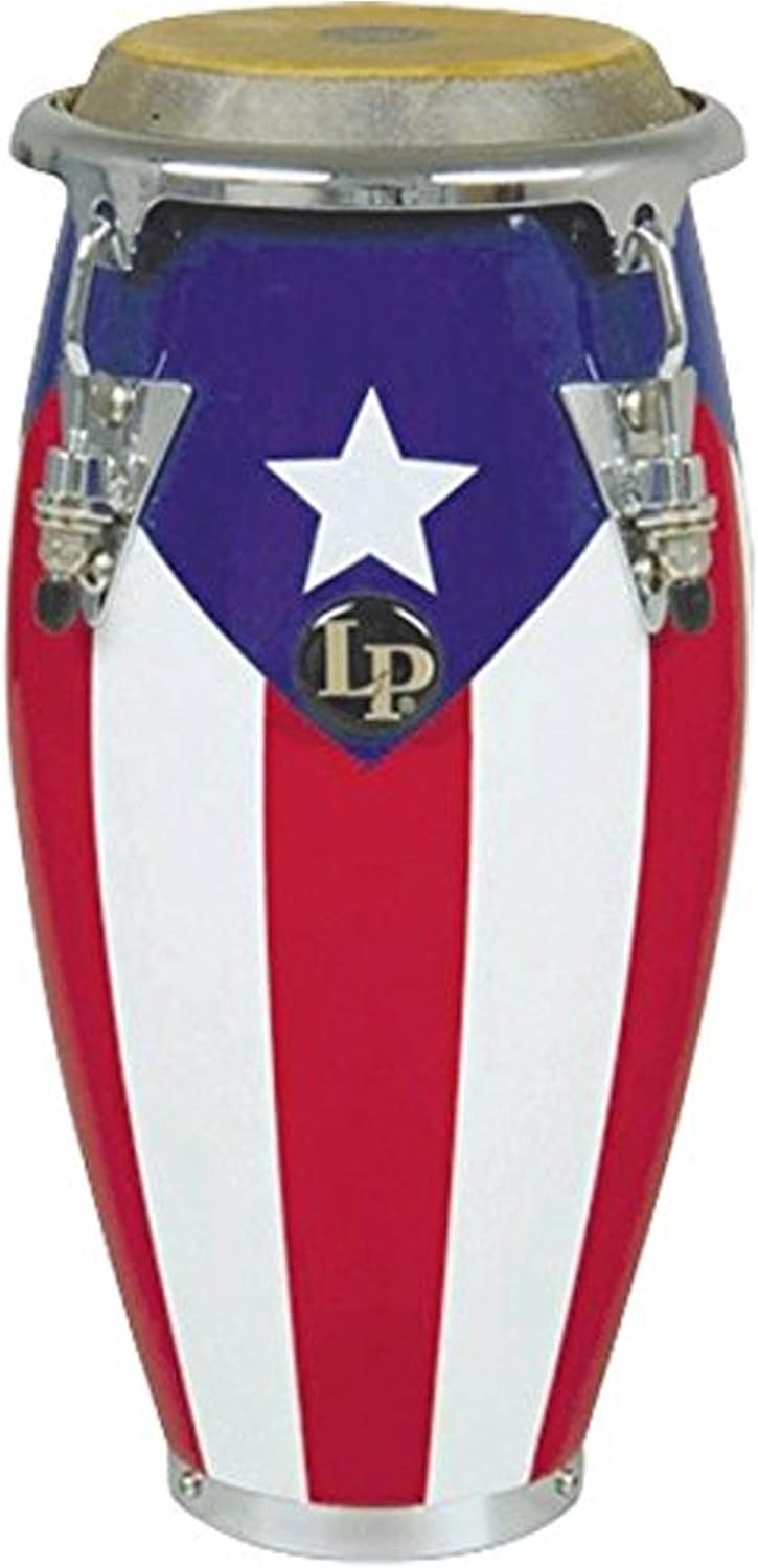 Latin Percussion LPM198-PR Mini Tunable Conga - Puerto Rican Flag