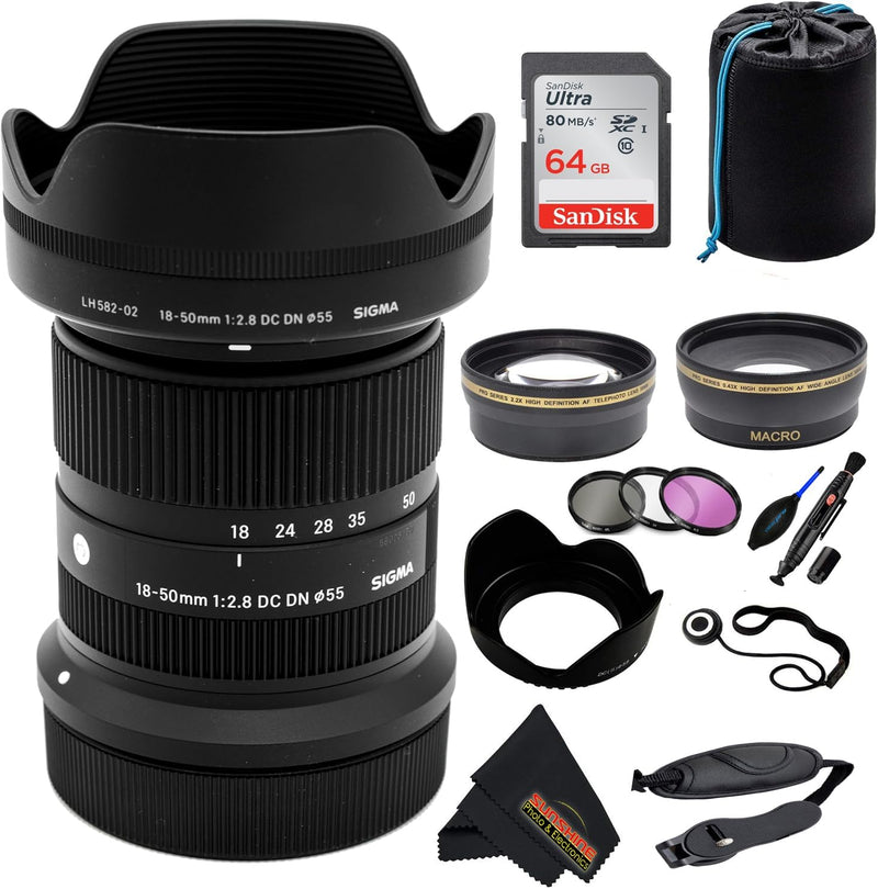Sigma 18-50mm F2.8 DC DN Canon RF Zoom Lens — main product image