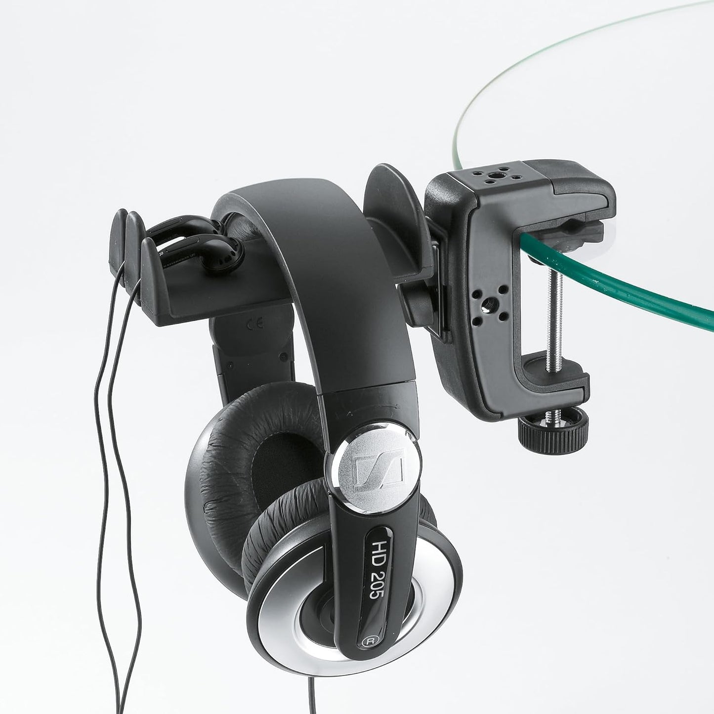 K&M 16085.000.55 Universal Headphone Holder Black