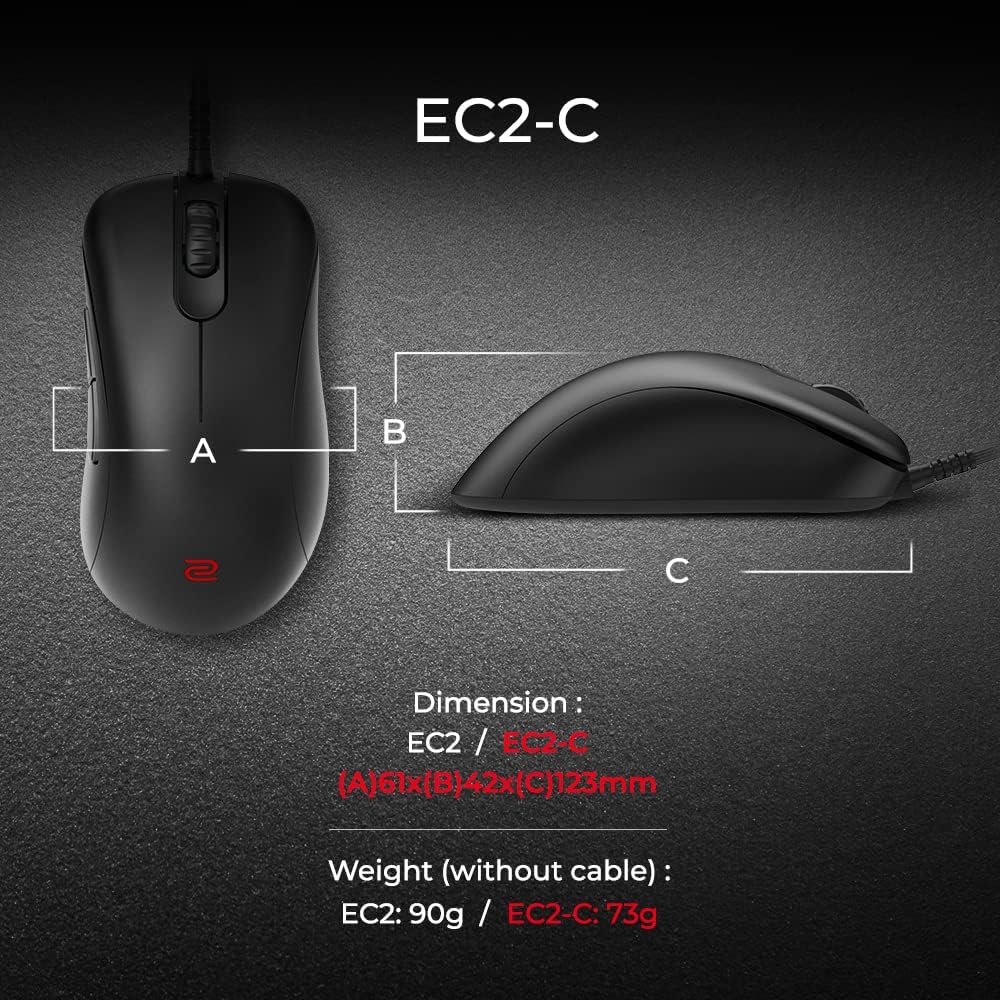BenQ EC2-C Zowie Ergonomic Gaming Mouse - Medium