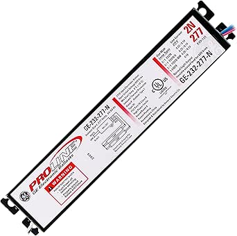 GE GE-232-277-N Fluorescent Ballast 2-Lamp F32T8 277V