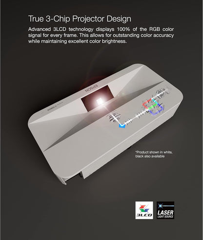Epson V11HA90120-N LS800 4K Ultra Short Throw Projector (Renewed)