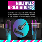 Cooler Master MCA-U000R-GSBTG ARGB GPU Support Bracket