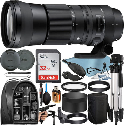 Sigma 745-101 150-600mm Lens for Canon EF Mount Bundle