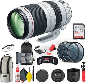 Canon 9524B002 EF 100-400mm f/4.5-5.6L IS II USM Lens Bundle