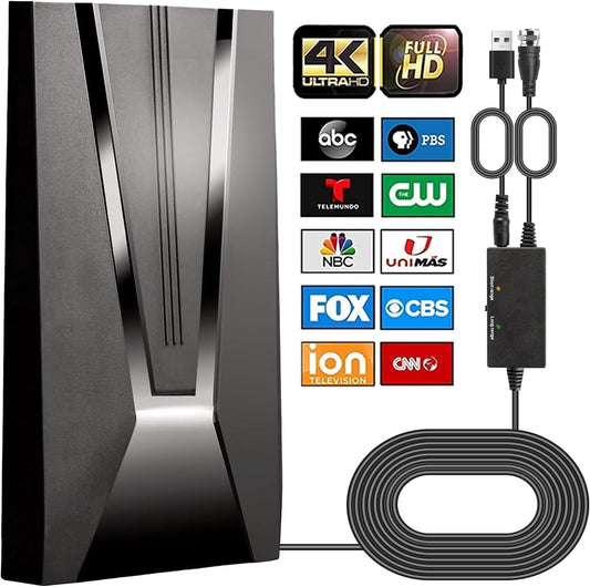 HP TV Antenna Indoor Outdoor 600 Mile Range