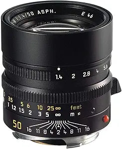 Leica 50mm f/1.4 Summilux-M ASPH Lens Black