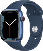 Apple MKJA3LL/A Watch Series 7 45mm Blue (Renewed Premium)