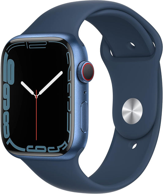 Apple MKJA3LL/A Watch Series 7 45mm Blue (Renewed Premium)