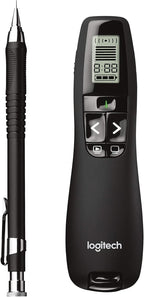 Logitech R800 Professional Wireless Presentation Remote Green Renewed