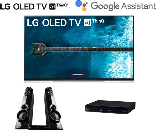 LG OLED65E9PUA 65" 4K HDR Smart OLED TV Home Theater Bundle