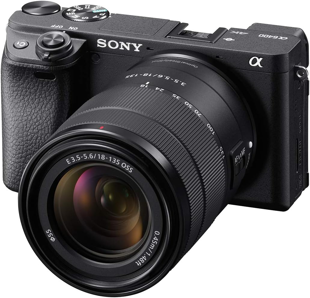 Sony ILCE6400M/B Alpha a6400 18-135mm Mirrorless Camera