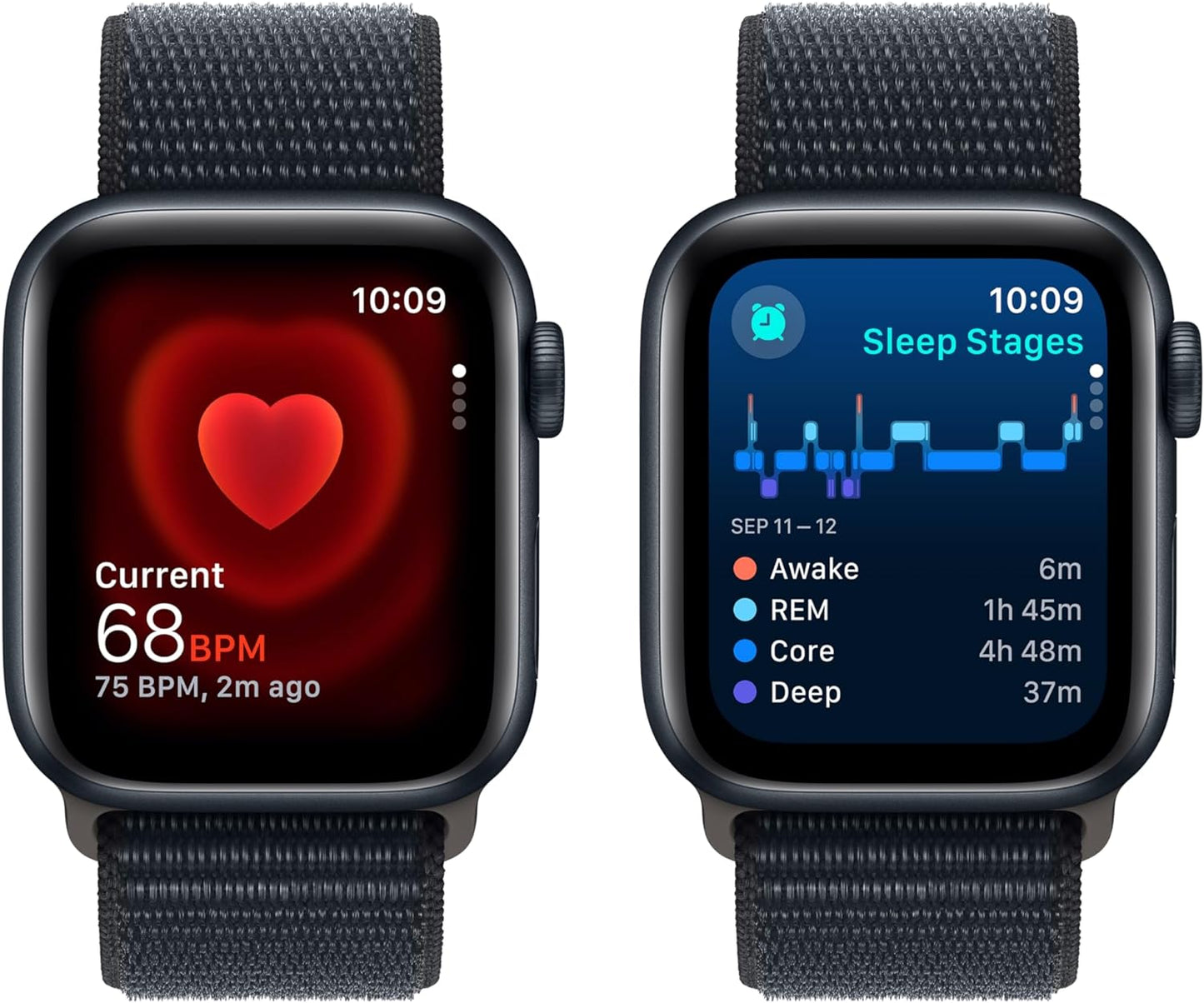 Apple MRE03LL/A Watch SE 2nd Gen 40mm Midnight Aluminum