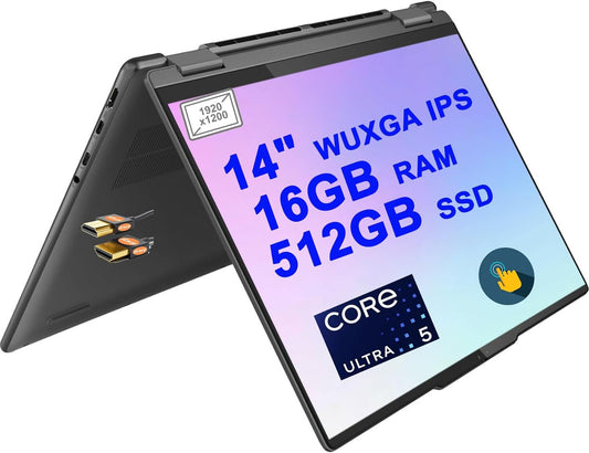 Lenovo Yoga 7 14" 2-in-1 AI PC Laptop - Touchscreen