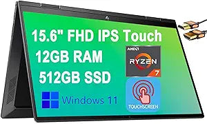 HP Envy x360 15 2-in-1 Touchscreen Laptop - Ryzen 7