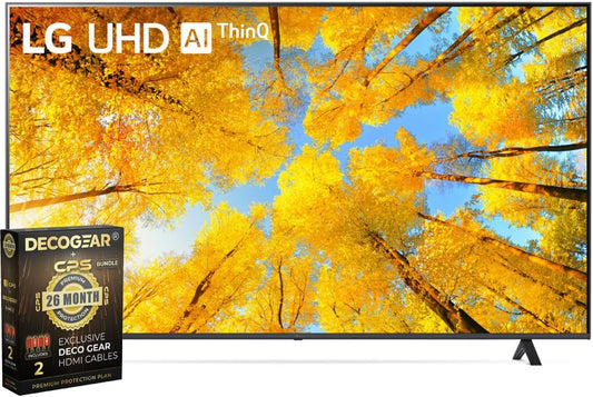 LG E99LG70UQ7590PUB 70-Inch 4K UHD Smart TV Bundle