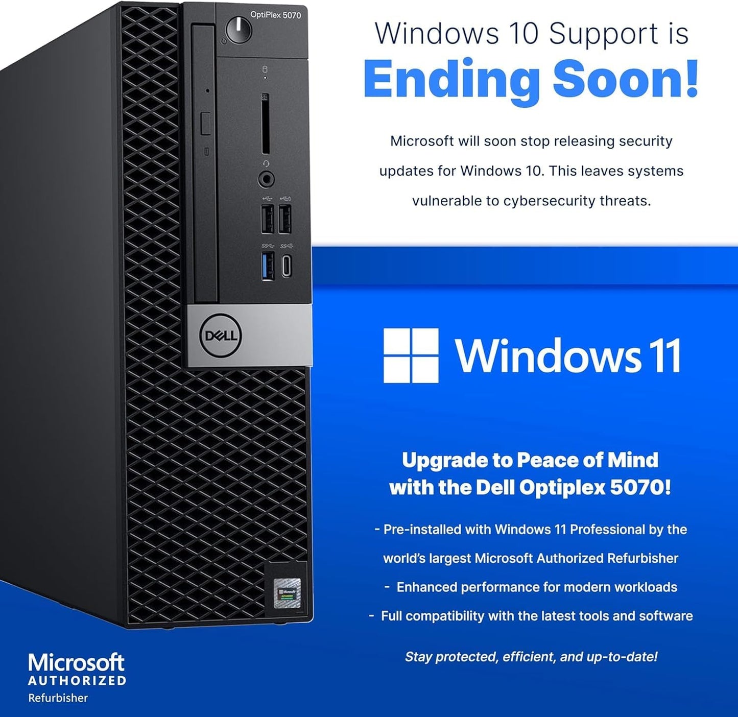 Dell 5070 i5 Workstation, 32GB, 1TB NVMe, P620, Win 11 Pro (Renewed)