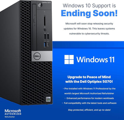 Dell 5070 i5 Workstation, 32GB, 1TB NVMe, P620, Win 11 Pro (Renewed)