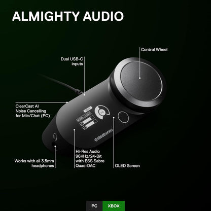 SteelSeries GameDAC Gen 2 Hi-Res Audio Amplifier