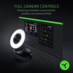 Razer RZ.AC.KR.01.RT Kiyo 1080p Streaming Webcam with Light